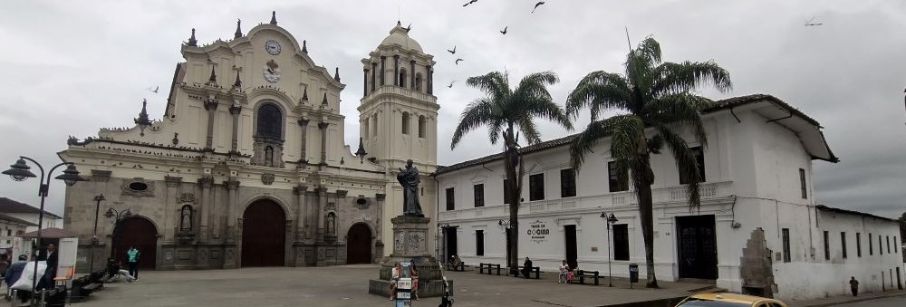 The San Francisco Church in Popayán, Cauca, Colombia